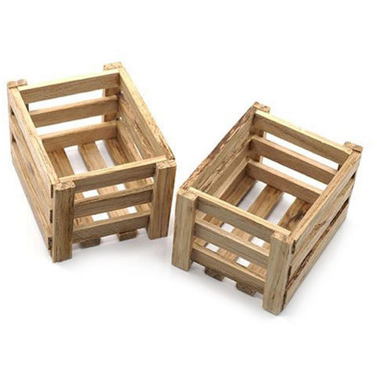 Yeah Racing 1/10 Crawler Scale Accessory Set (Wooden Crates)