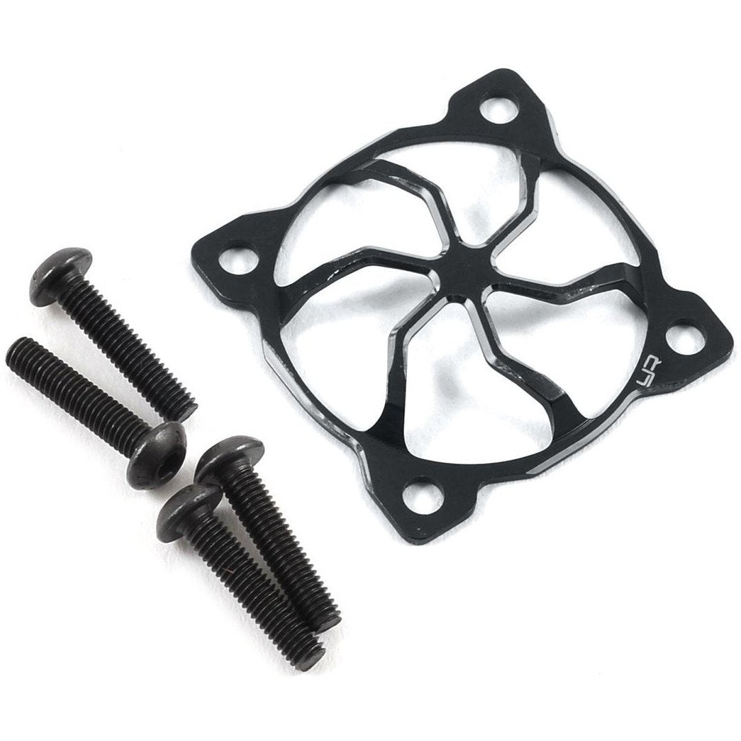 Yeah Racing 30x30mm "3D Whirlwind" Aluminum Fan Protector (Black)