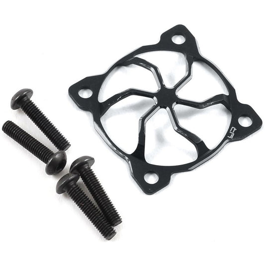 Yeah Racing 30x30mm "3D Whirlwind" Aluminum Fan Protector (Black)