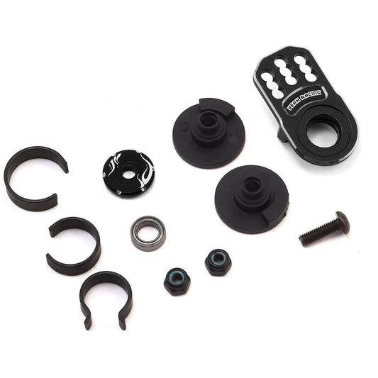 Yeah Racing Aluminum Servo Saver (Black)