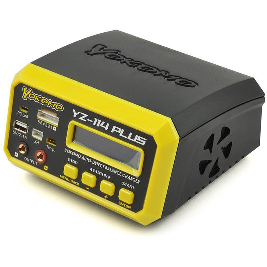 Yokomo YZ-114 PLUS AC/DC LiPo/LiHV/NiMH Balance Charger (5S/6A/50W)