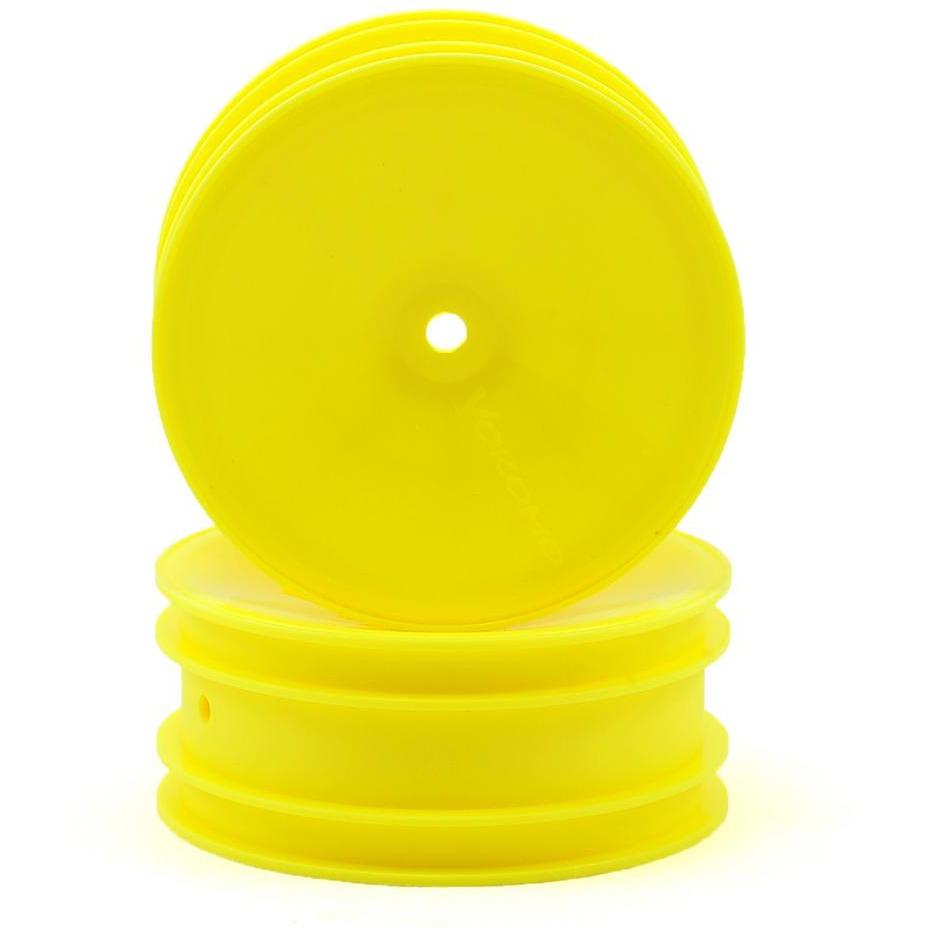 Yokomo 12mm Hex 2WD Front Buggy Wheels (Yellow) (2) (YZ-2/B-MAX2)