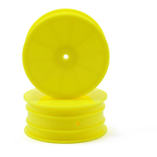 Yokomo 12mm Hex 1/10 4WD Front Buggy Wheels (Yellow) (2) (YZ-4/B-MAX4)