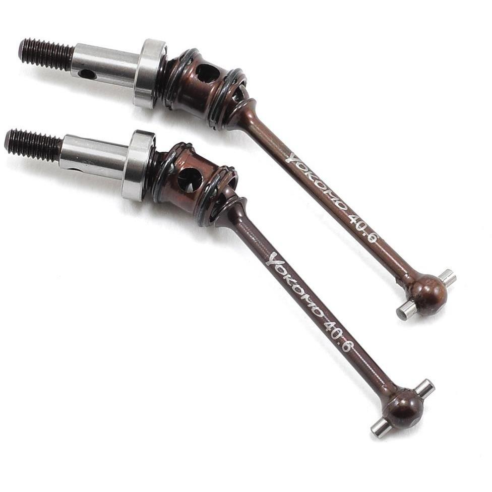 Yokomo 40.6mm Front Double Joint Universal Drive Shaft Set (2)