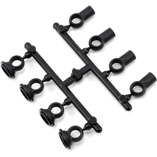 Yokomo SLF Plastic Shock Cap & Shock End Set (4)
