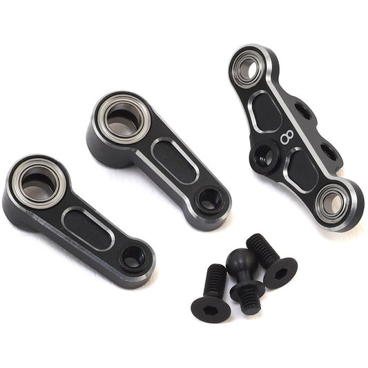 Yokomo BD8 2018 Aluminum Steering Bellcrank Set w/Press Fitted Bearings