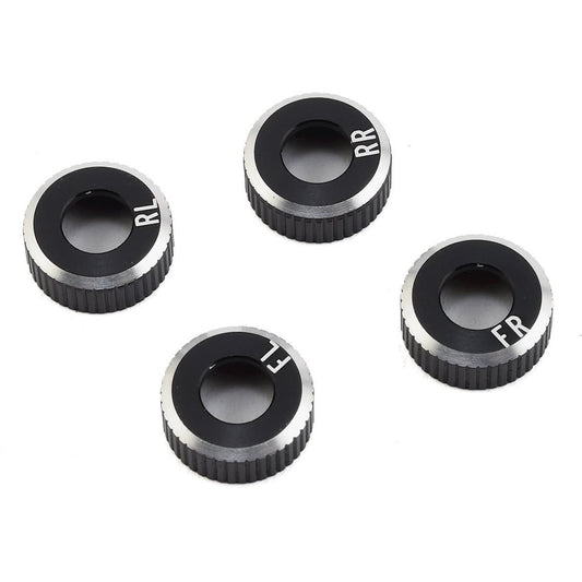 Yokomo Aluminum BD8 O-Ring Shock Cap (4) (SLF Short Shock II)