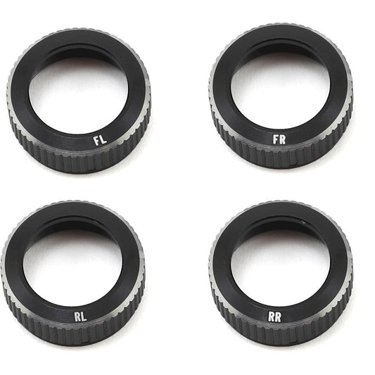 Yokomo SLF Shock Cap Nut w/Engraved Mark Beveling