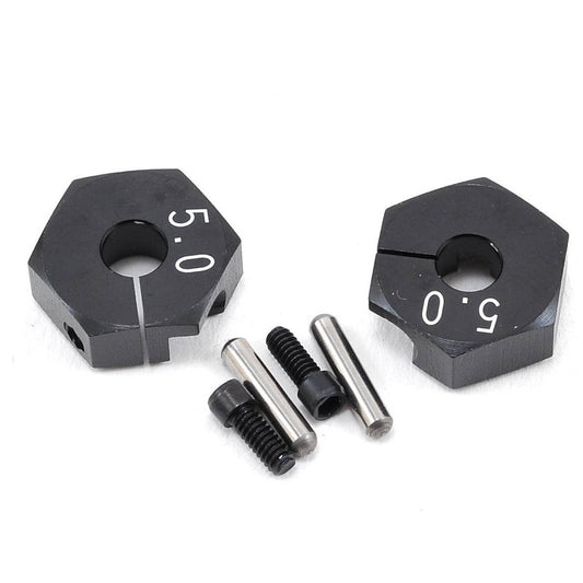 Yokomo Aluminum Clamp Wheel Hub Hex (Black) (2) (5.0mm)