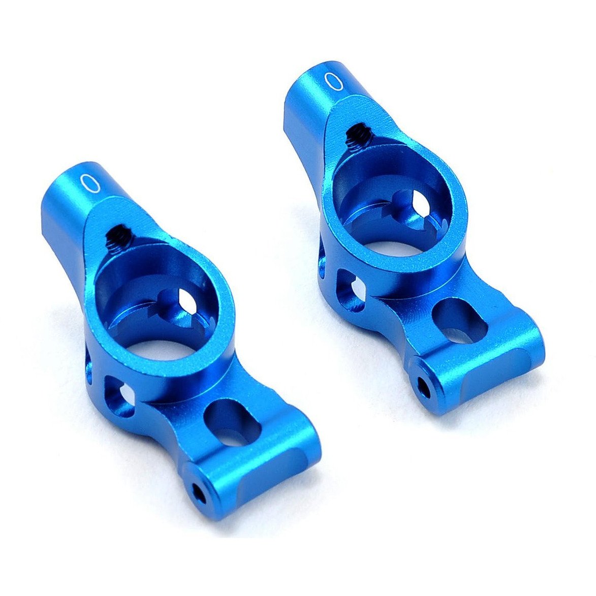 Yokomo Aluminum Rear Hub Carrier Set (0°)
