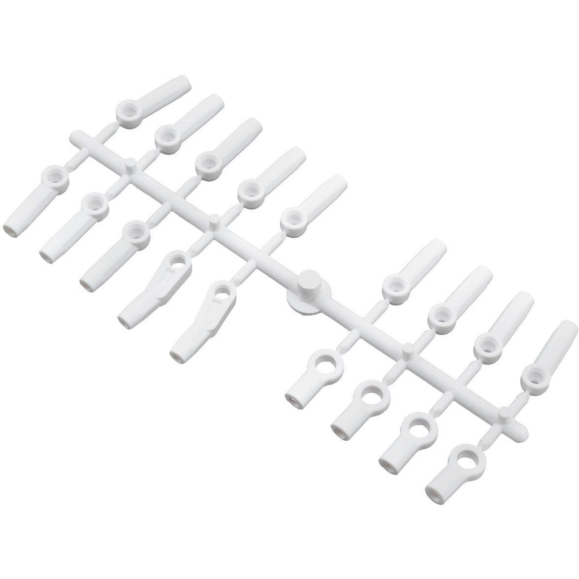 Yokomo Plastic Rod End Set (White)