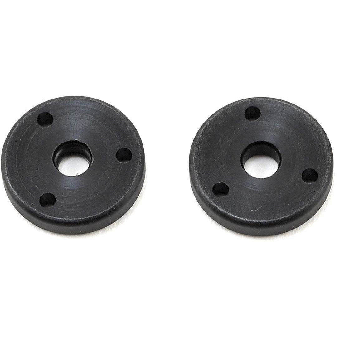 Yokomo 12mm "X" Flat Shock Piston (Black) (2) (1.4mm x 3 Hole)