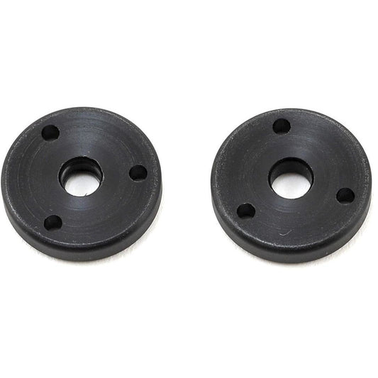 Yokomo 12mm "X" Flat Shock Piston (Black) (2) (1.4mm x 3 Hole)