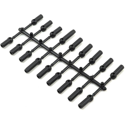 Yokomo DRB Rod End Plastic Parts Set (Black)