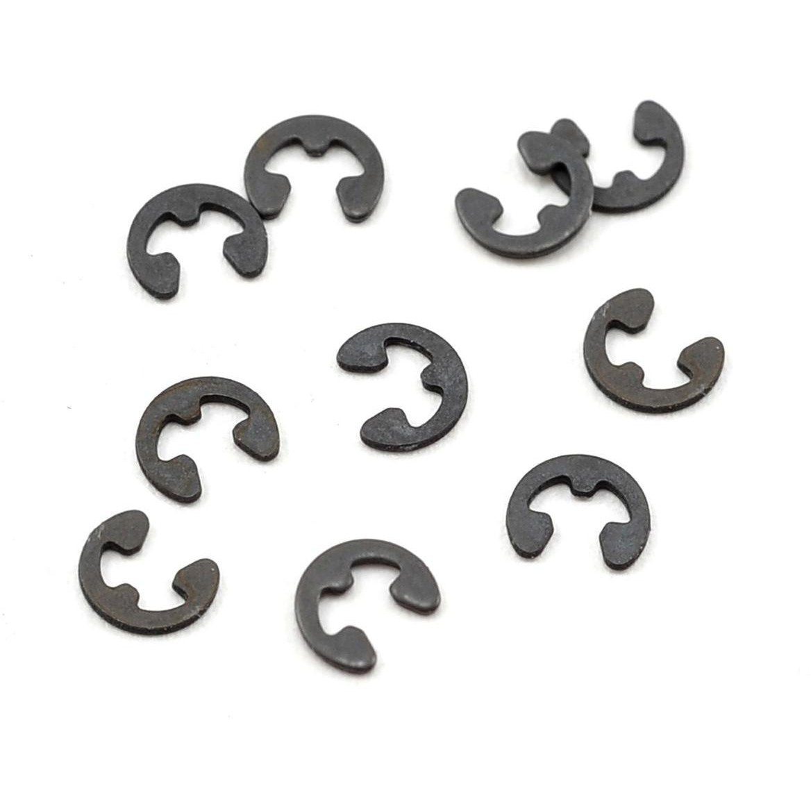 Yokomo 1.5mm "X" Shock Shaft E-Clip Set (10)