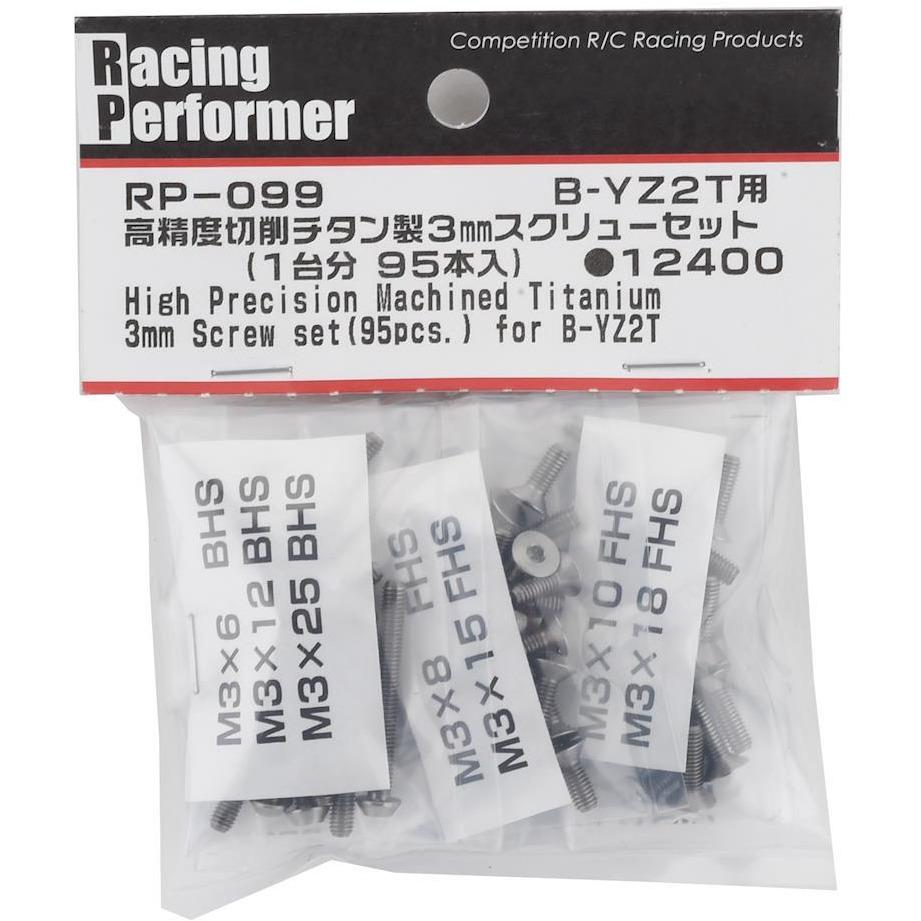 Yokomo 3mm YZ-2T High Precision Titanium Screw Set (95)