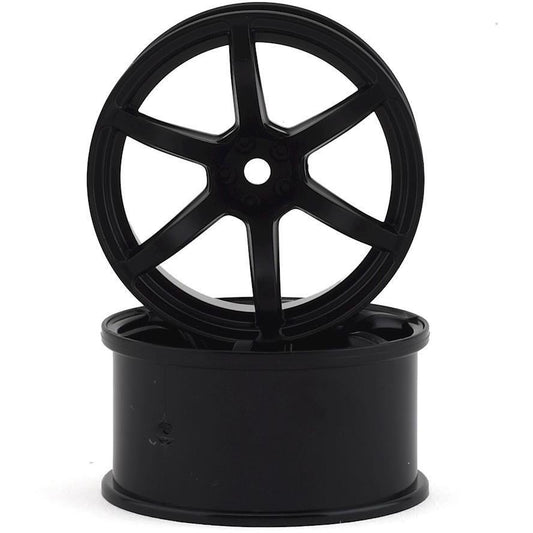 Yokomo 12mm Hex Racing Performer Drift Wheels (Black) (2) (8mm Offset)