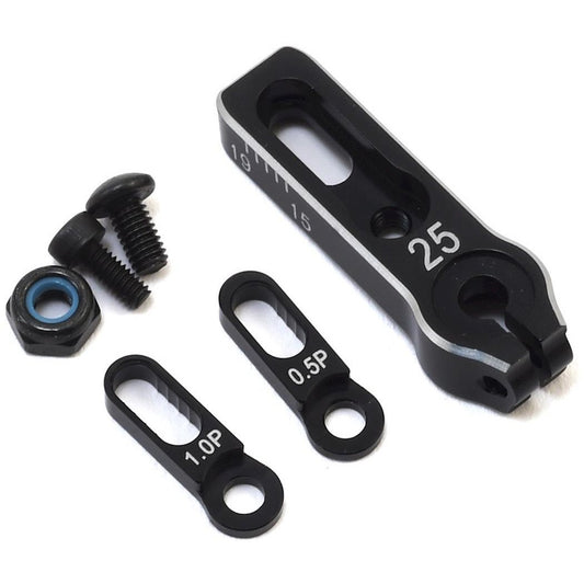Yokomo Aluminum Team Suzuki Adjustable Servo Horn (15-19mm) (25T-ProTek/Futaba)
