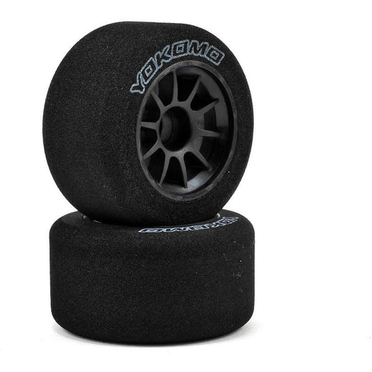 Yokomo Pre-Mounted Front CRT Tire (Medium) (2)