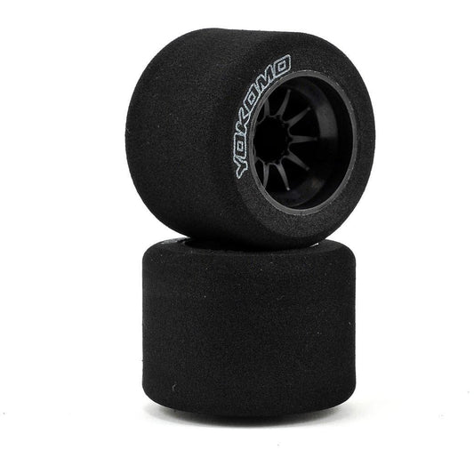 Yokomo Pre-Mounted Rear CRT Tire (Soft) (2)