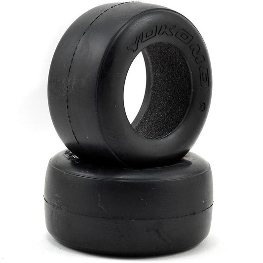 Yokomo Front Belted Slick Tire Set (Medium) (2)