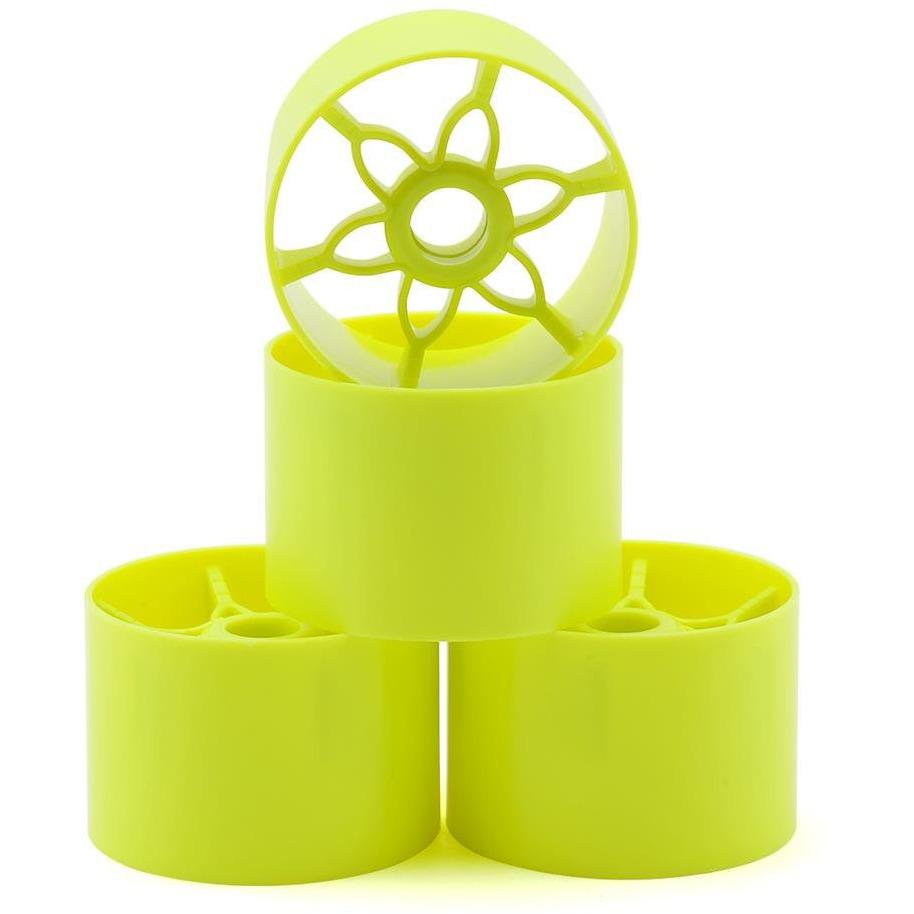 Yokomo 1/12 Front Wheel (Yellow) (4)
