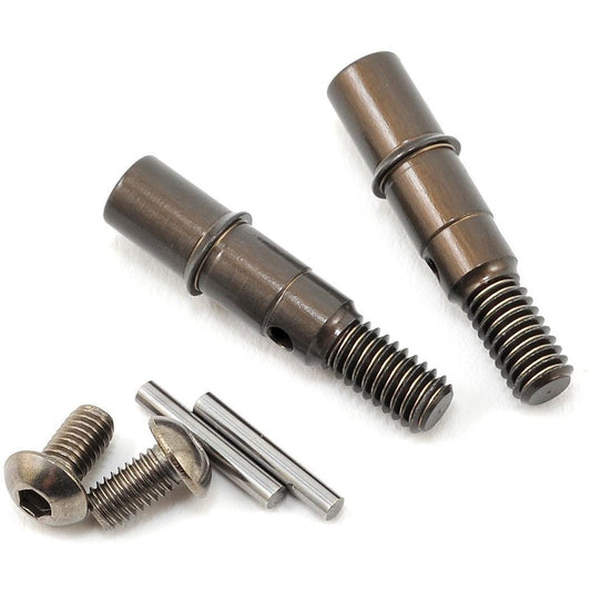 Yokomo Aluminum YZ-2 Front Axle w/Ti Screws (2) (Hard Anodized)