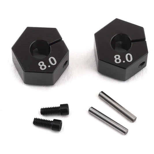 Yokomo 12mm Hex YZ-2T Aluminum Clamping Rear Wheel Hub (2) (8mm Thick)