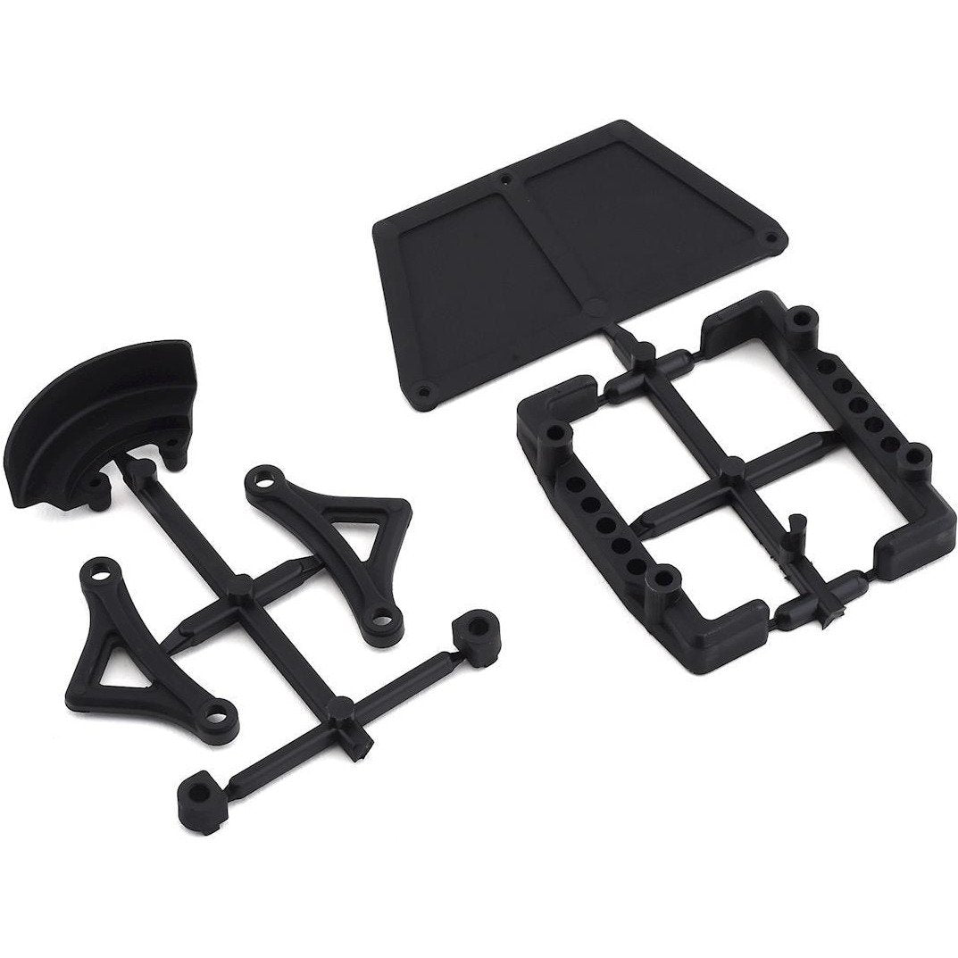 Yokomo YZ-2T Battery Holder, Radio Tray & Spur Gear Cover Set