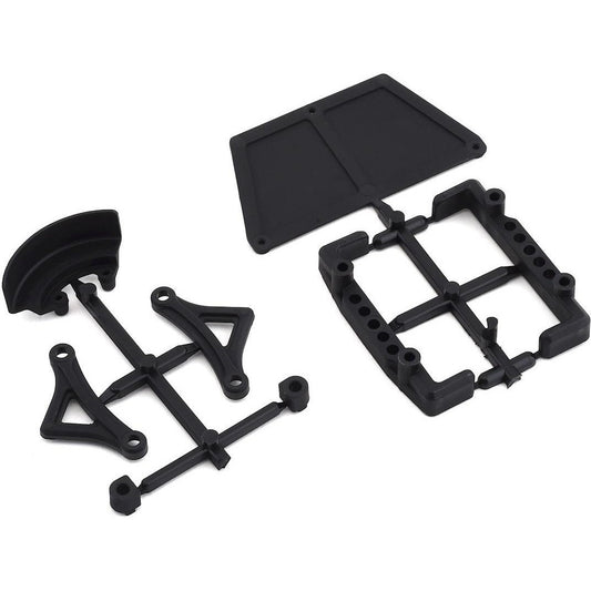 Yokomo YZ-2T Battery Holder, Radio Tray & Spur Gear Cover Set