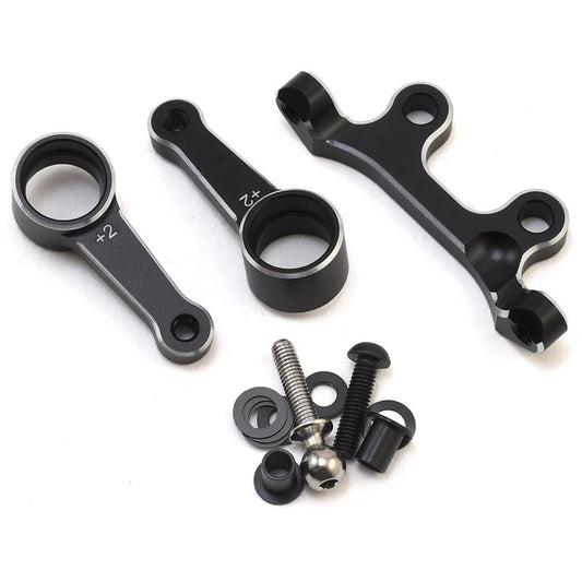 Yokomo YZ-2 DT M2 Aluminum Steering Bell Crank Set (Dirt)