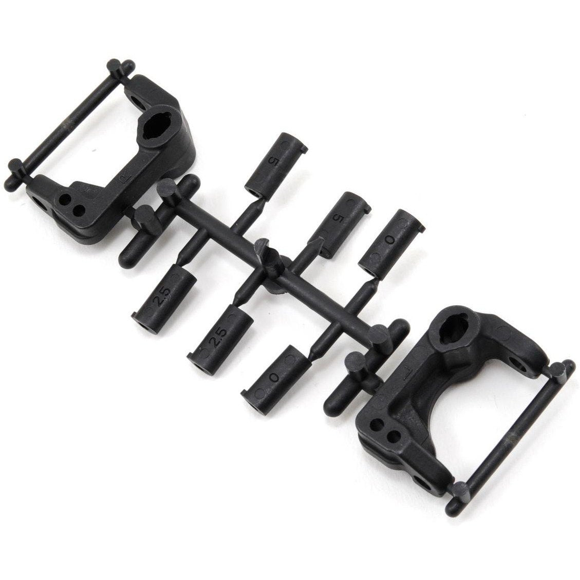 Yokomo Front Steering Hub Carrier w/Inserts (2)