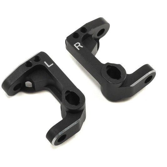 Yokomo Aluminum Front Steering Hub Carrier (Black) (2)
