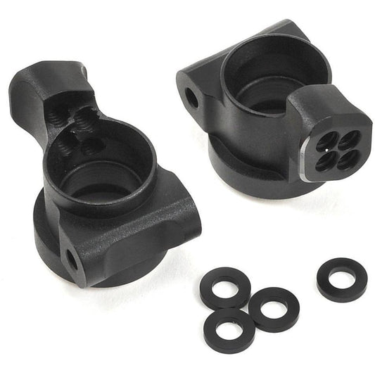 Yokomo 0° Aluminum Rear Hub Carrier Set