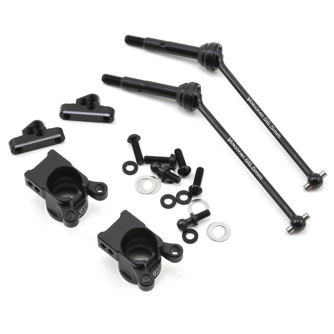 Yokomo Aluminum Offset Rear Hub Carrier Set (0 Degree)
