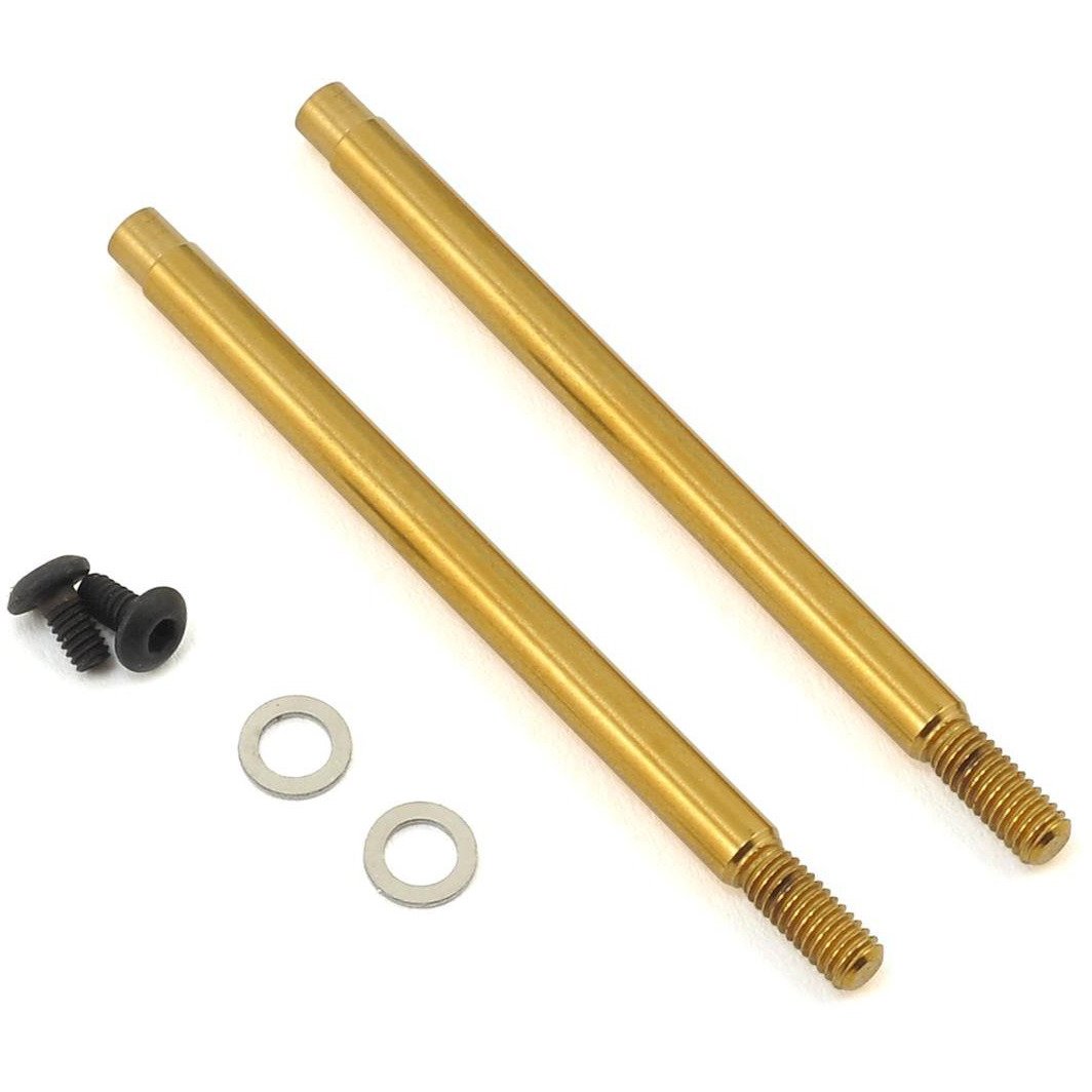 Yokomo V3 Titanium Coated Rear Shock Shaft (2) (Screw Type)