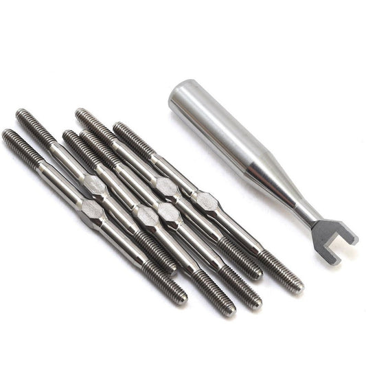 Yokomo YZ-2 CA L2 Titanium Turnbuckle Set (6)