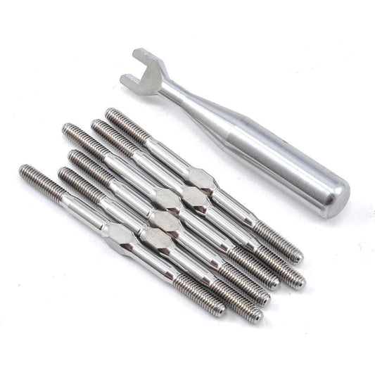 Yokomo Titanium YZ-2 "Dirt" Turnbuckle Set (6)
