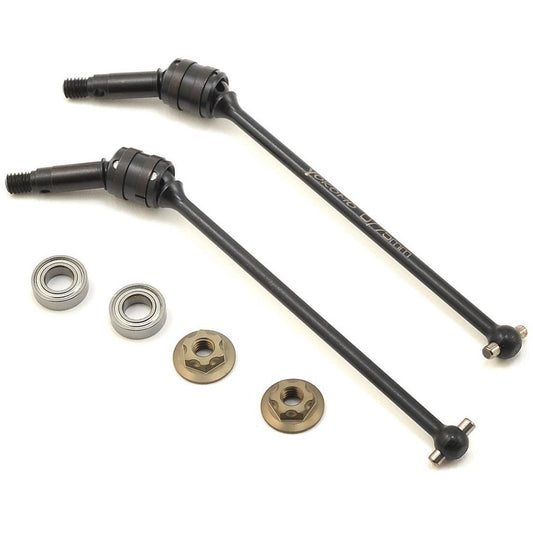 Yokomo YZ-4 Front Double Joint Universal Driveshaft w/Bearings (2)