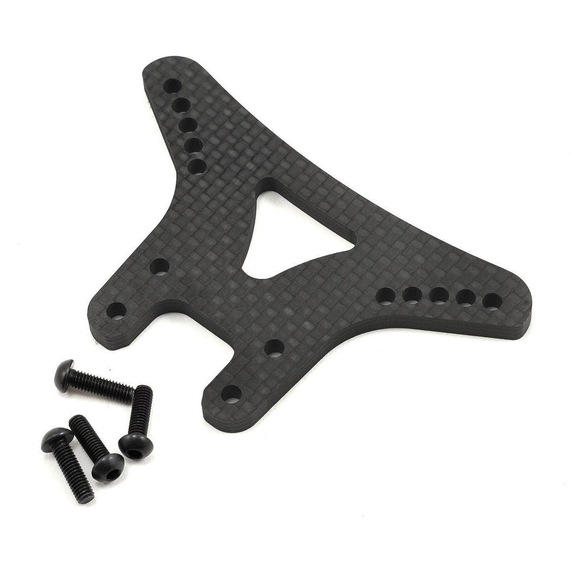 Yokomo 4mm YZ-4 Carbon Fiber Front Shock Tower (for Flat Arms)