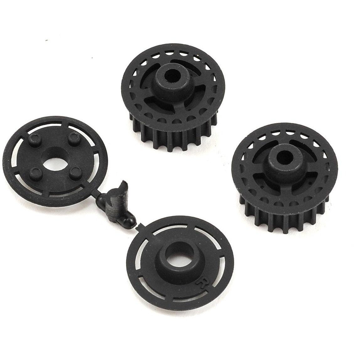 Yokomo Center & Rear Pulley w/Flange