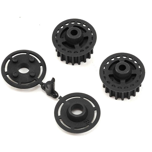 Yokomo Center & Rear Pulley w/Flange