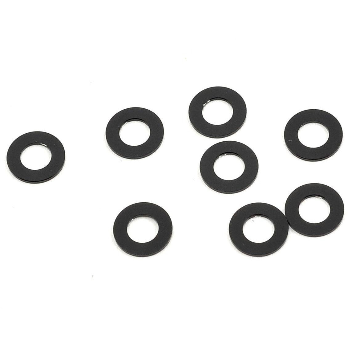 Yokomo 3x6x0.5mm Aluminum Shim (Black) (8)
