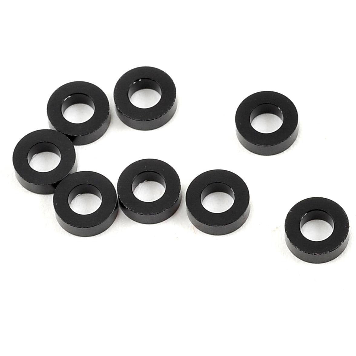 Yokomo 3x6x2.0mm Aluminum Shim (Black) (8)