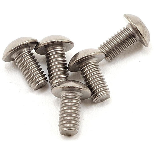 Yokomo 3x6mm Titanium Button Head Screw (5)