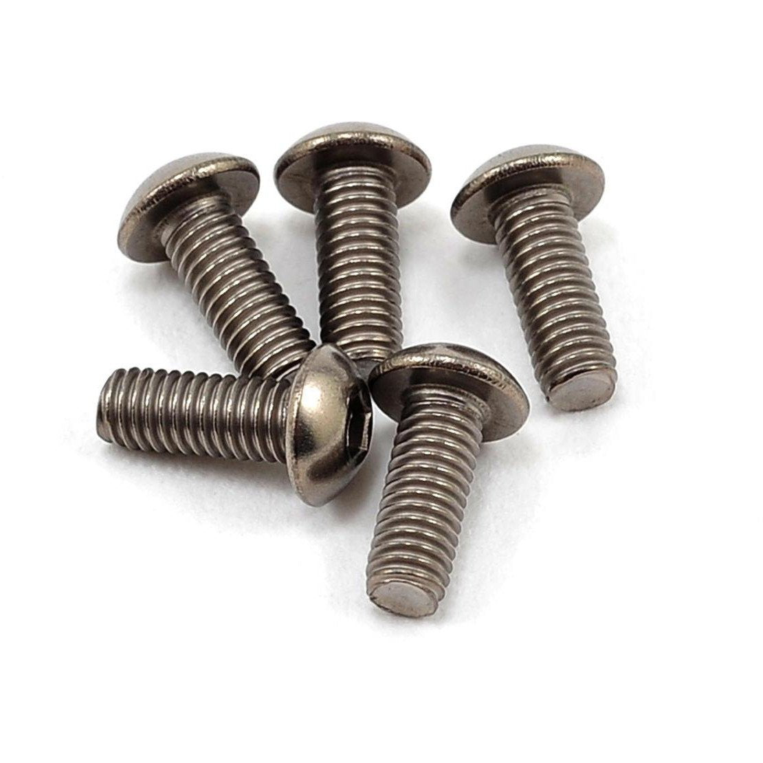 Yokomo 3x8mm Titanium Button Head Screw (5)