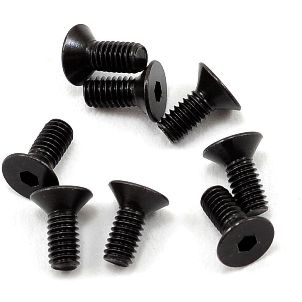 Yokomo 2.5x6mm Flat Head Hex Screw (10)