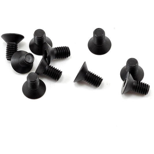 Yokomo 3x6mm Flat Head Hex Screw (10)