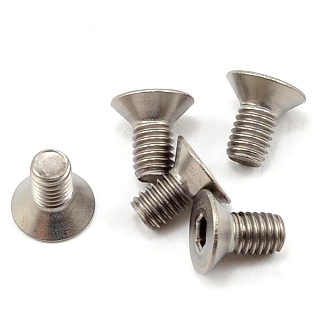 Yokomo 3x6mm Titanium Flat Head Screw (5)