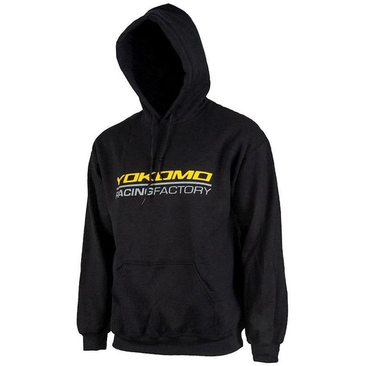 Yokomo Racing Factory Hoodie Sweatshirt (Black) (3XL)